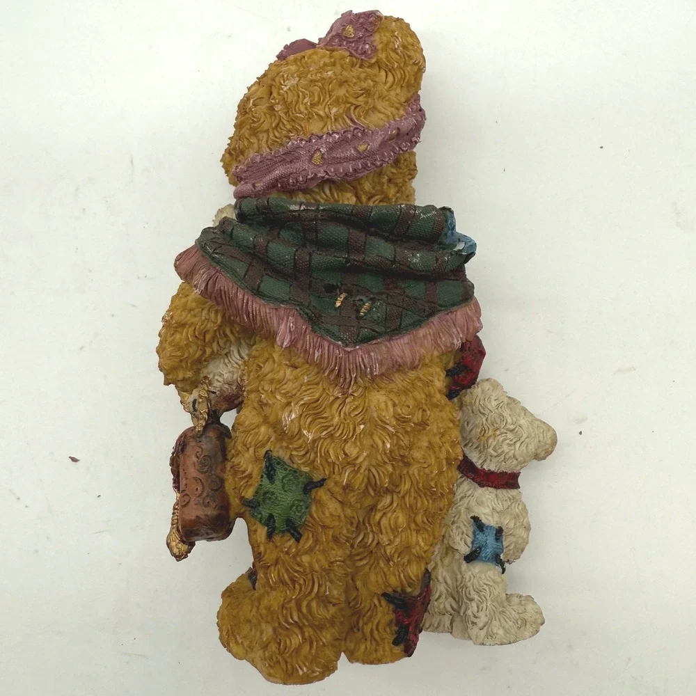 Cherished Teddies Figurine mama Bear baby Holding Book Scarves and‎ Bows